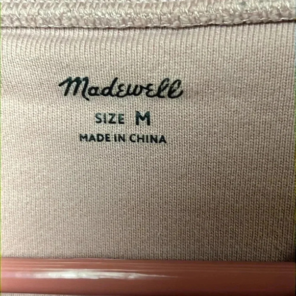 Madewell women’s ombre sweatshirt medium, mauve, pink long sleeve pull over Y2K - Picture 3 of 6